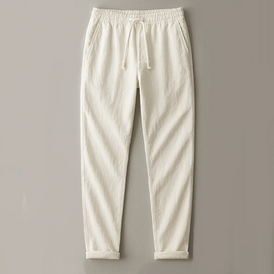 Dominik | Lekkie lniane spodnie męskie