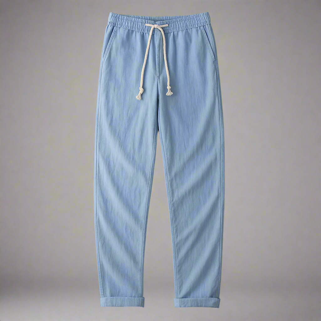 Dominik | Lekkie lniane spodnie męskie