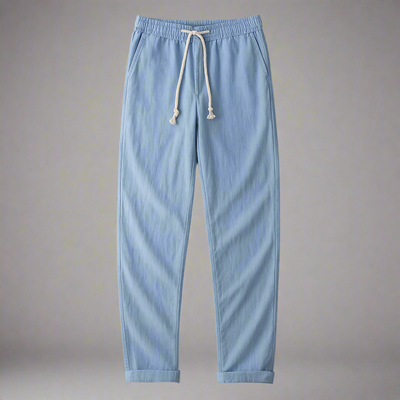 Dominik | Lekkie lniane spodnie męskie