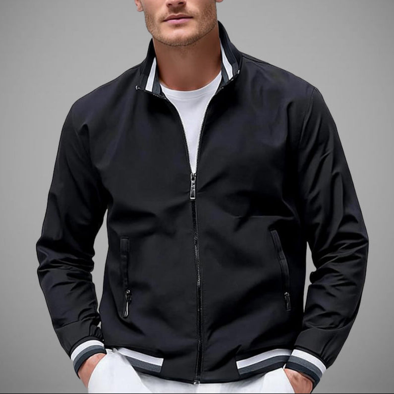 Kamil | Granatowa kurtka bomber