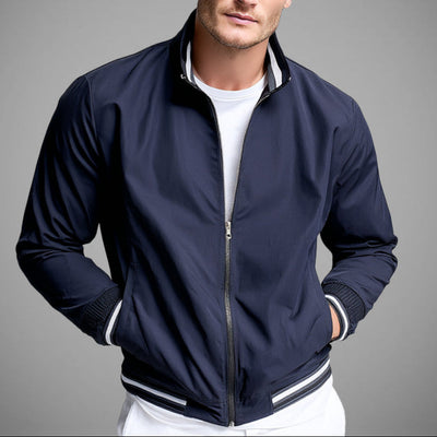 Kamil | Granatowa kurtka bomber