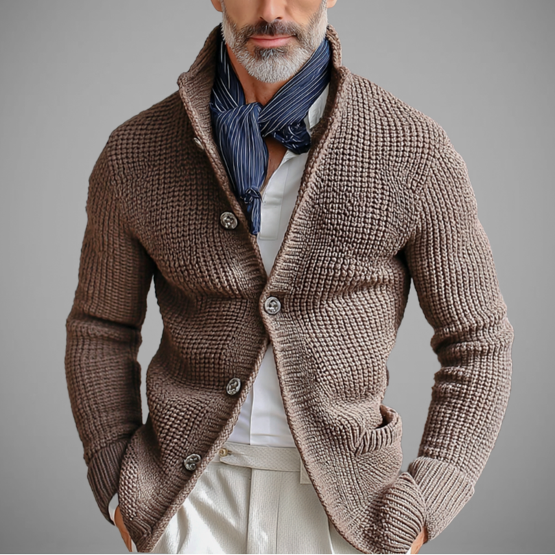 Wojciech | Stylowy kardigan dzianinowy