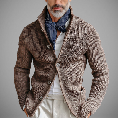 Wojciech | Stylowy kardigan dzianinowy