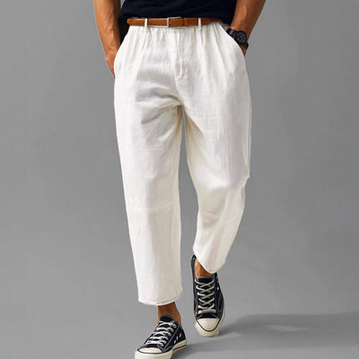 Michał | Premiumowe lniane spodnie męskie