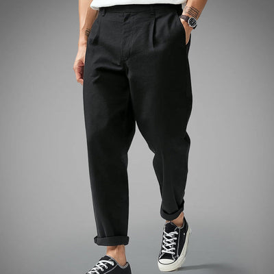 Michał | Premiumowe lniane spodnie męskie