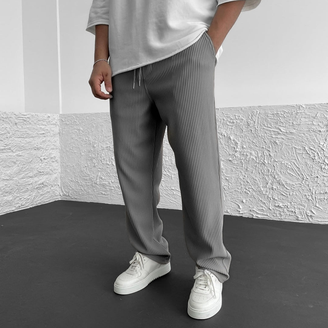 Andrzej | Męskie spodnie prążkowane