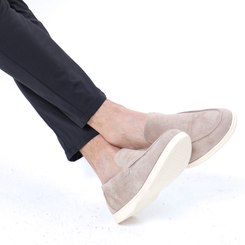 Alojzy | Mokasyny z Zamszu