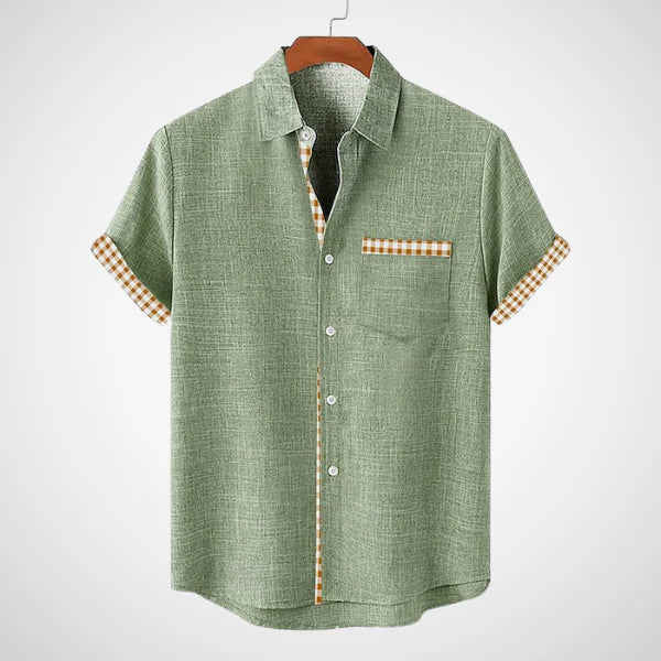 Albert | Koszulka polo z nadrukiem palm