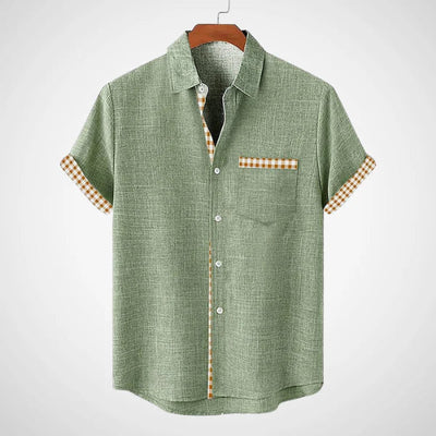 Albert | Koszulka polo z nadrukiem palm