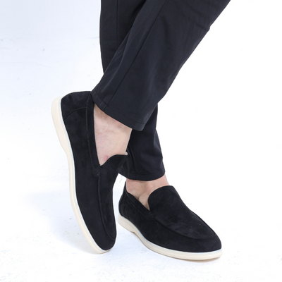 Alojzy | Mokasyny z Zamszu