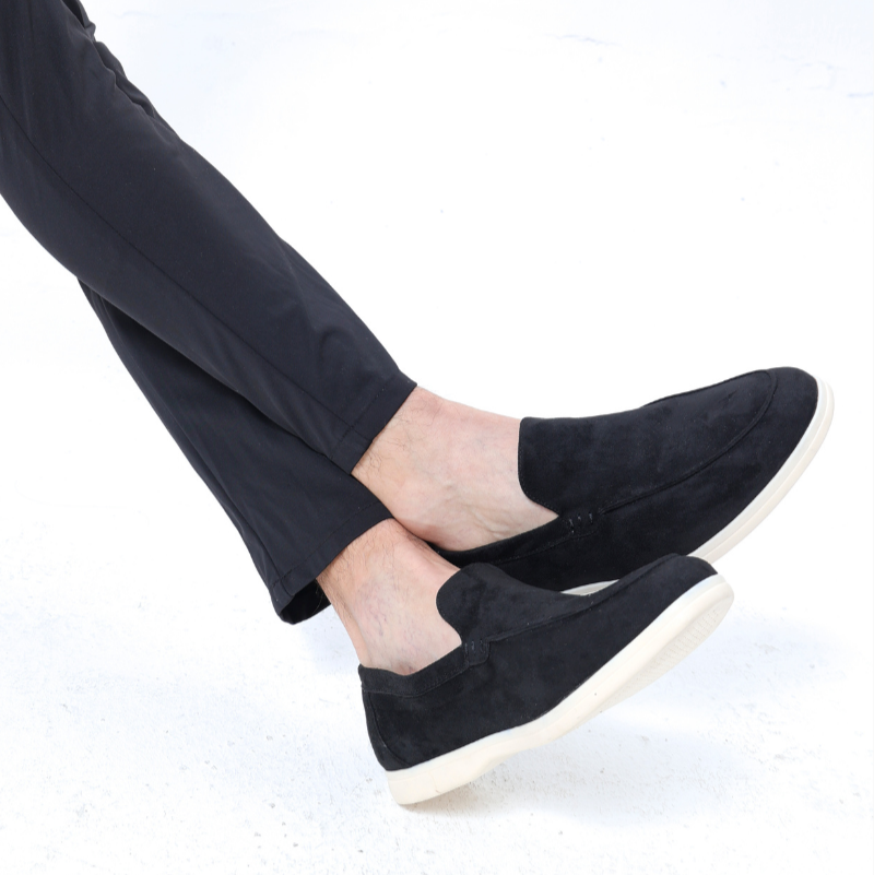 Alojzy | Mokasyny z Zamszu