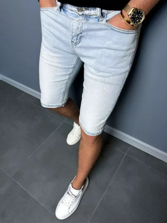 Dawid | Męskie szorty jeansowe