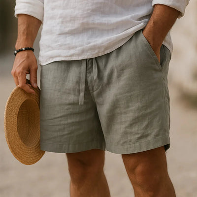 Artur | Letnie lniano–bawełniane szorty