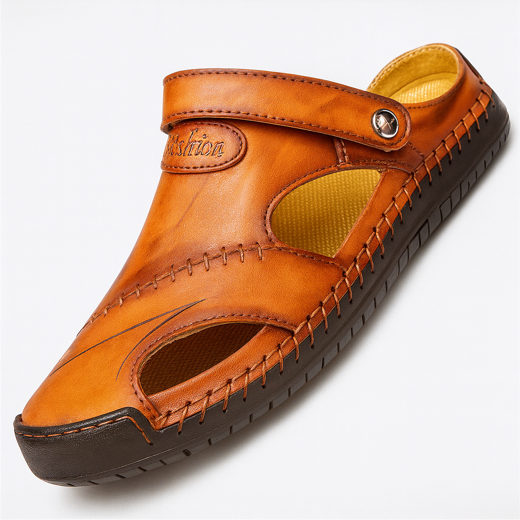 Norbert | Skórzane sandały ortopedyczne