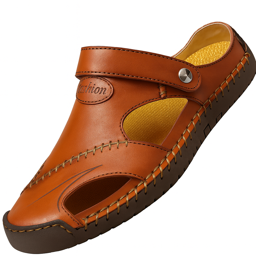 Norbert | Skórzane sandały ortopedyczne