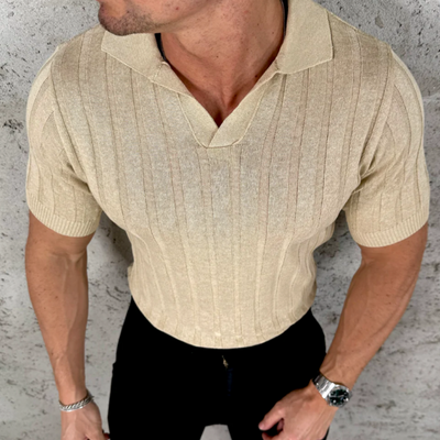 Maurycy | Eleganckie polo z krótkim rękawem