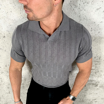 Maurycy | Eleganckie polo z krótkim rękawem