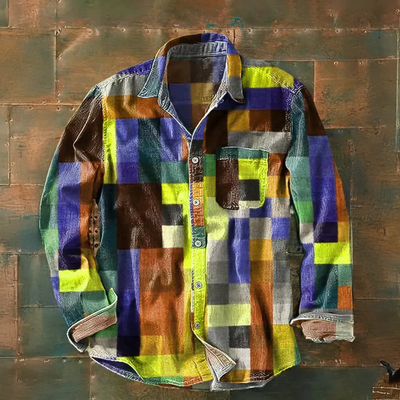 Zygmunt | Kolorowa koszula w kratę