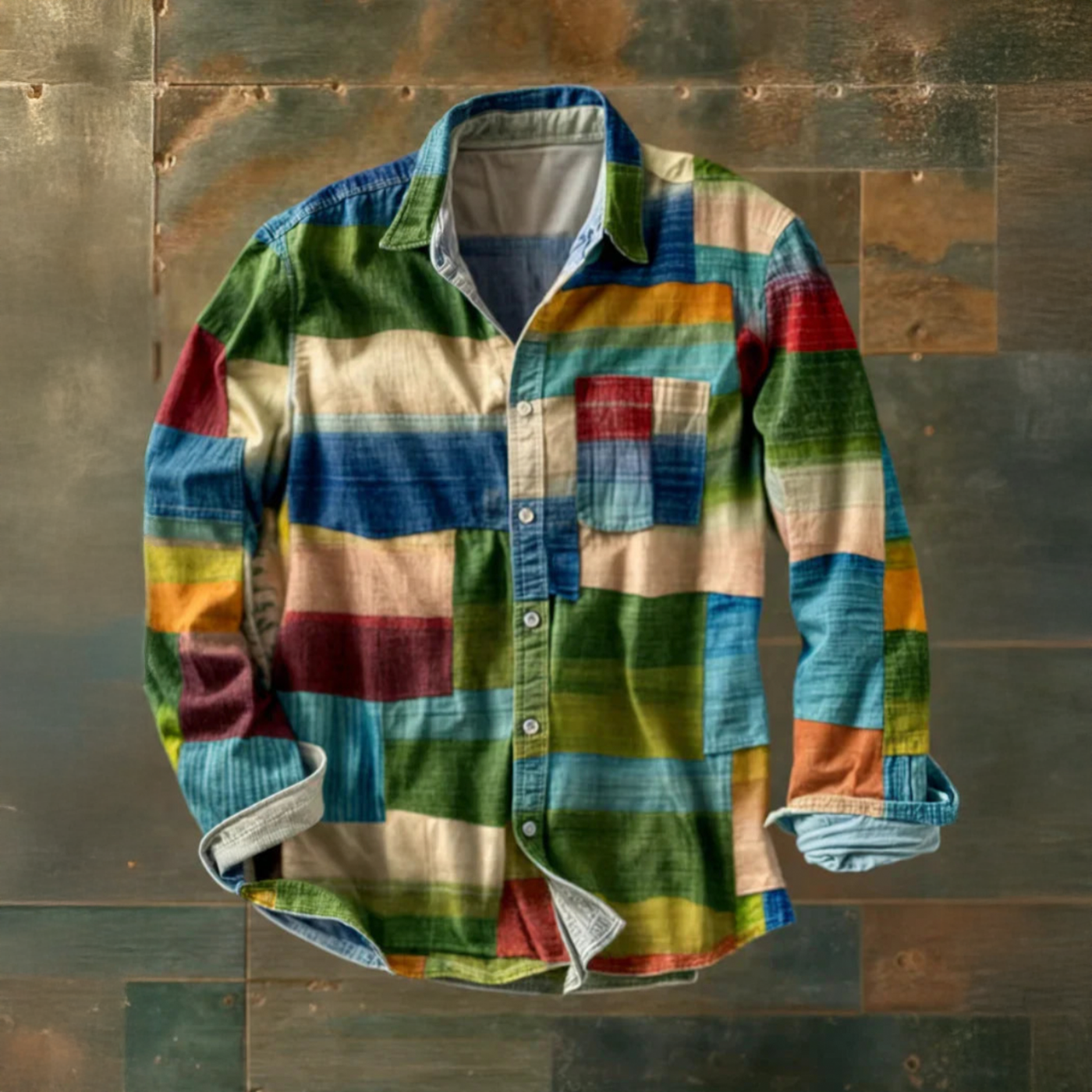 Zygmunt | Kolorowa koszula w kratę