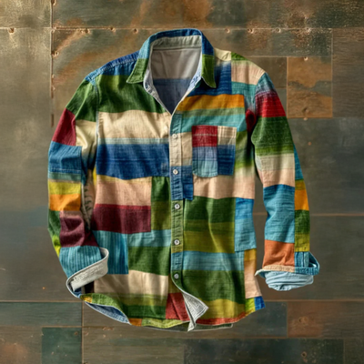 Zygmunt | Kolorowa koszula w kratę