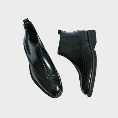 Daniel | Skórzane botki Chelsea