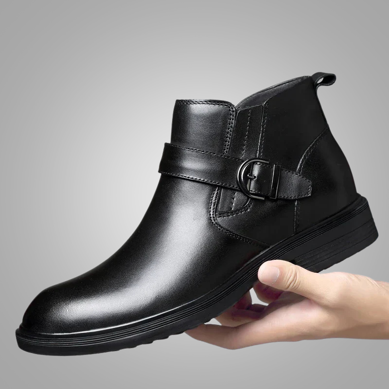 Olgierd | Skórzane botki klasyczne