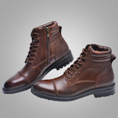 Zbigniew | Skórzane botki premium