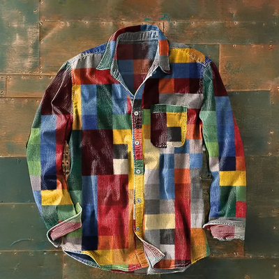 Zygmunt | Kolorowa koszula w kratę